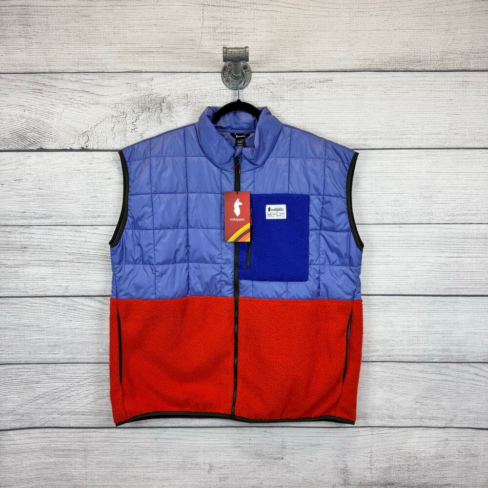 Cotopaxi Men's Trico Hybrid Water-Repellent Puffer Sherpa Vest Size XXL